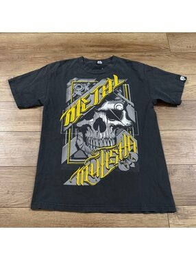 Vintage Metal Mulisha Y2K Skull Graphic T-Shirt Size S / M